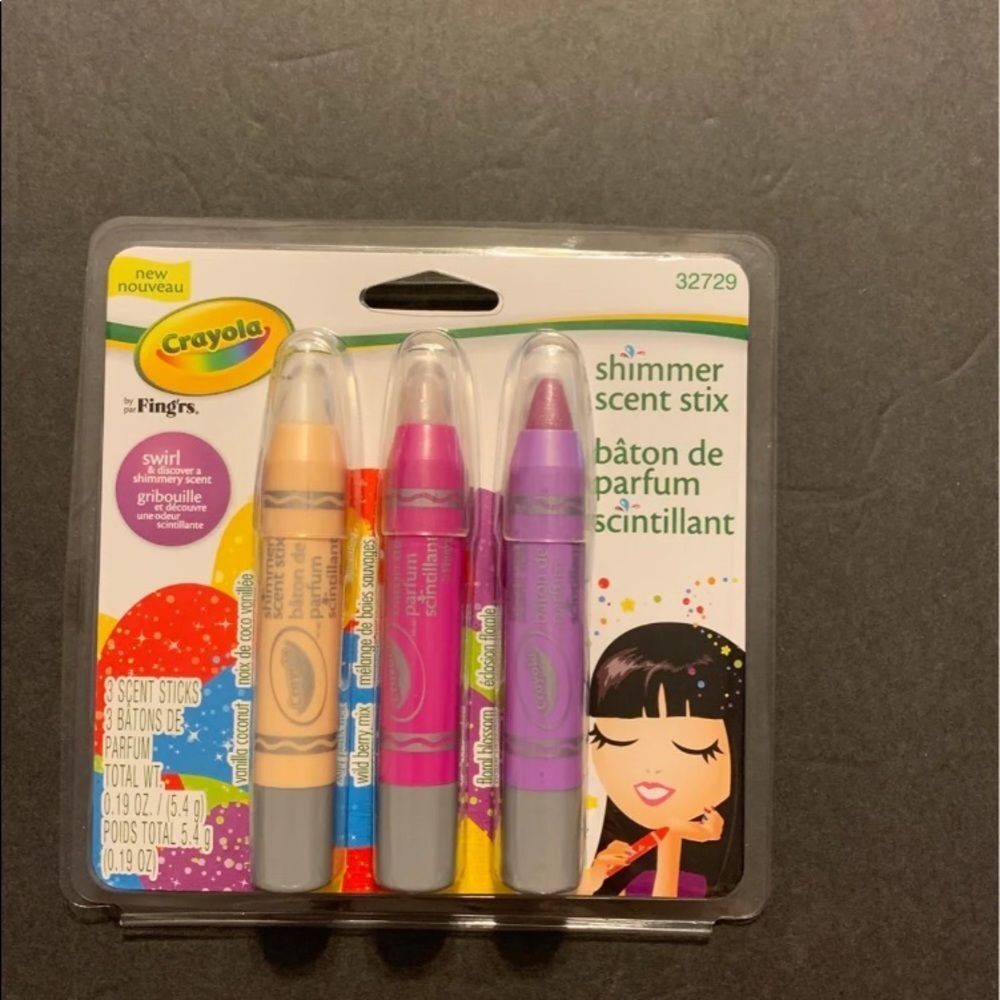 COPY - Crayola Shimmer Scent Stix 3ct for kids teens New